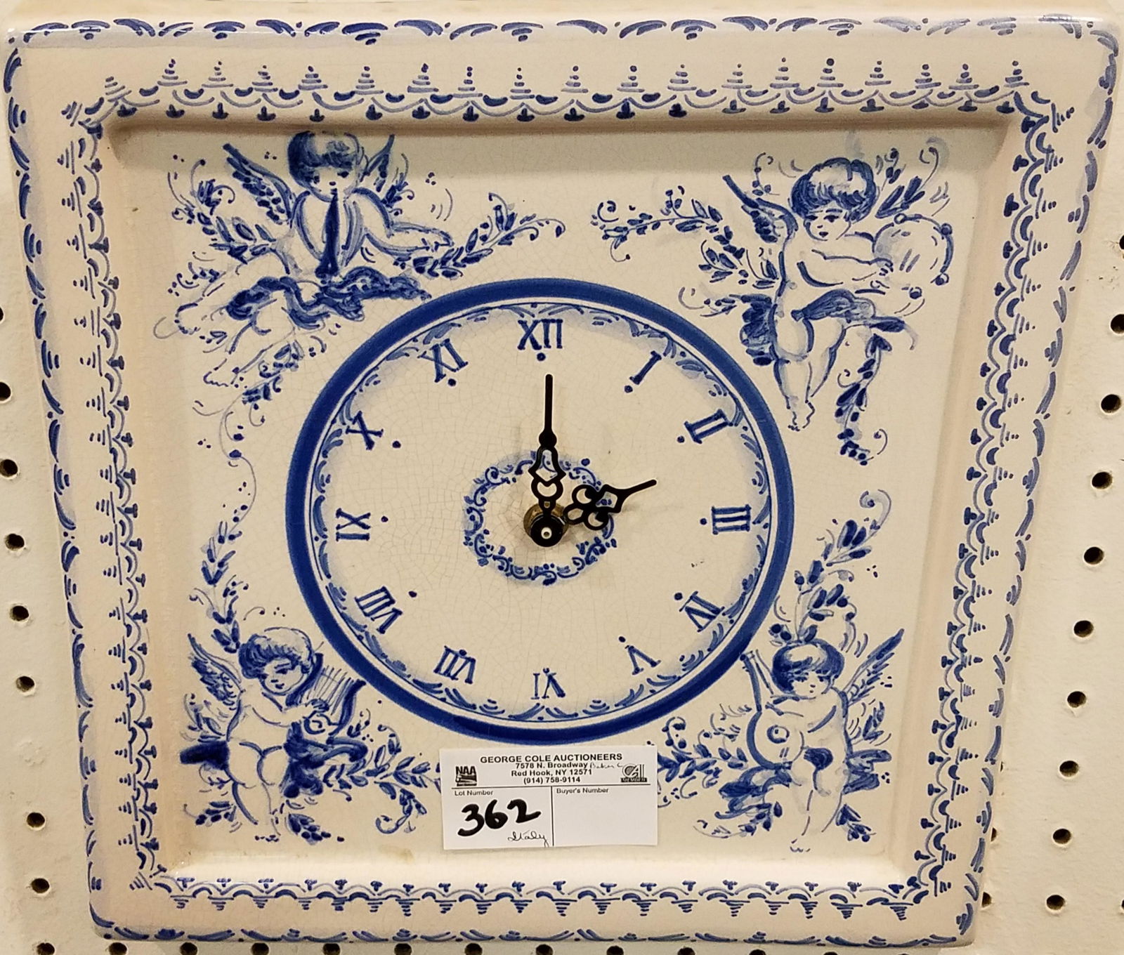 ITALY CERAMIC WALL CLOCK (1 of 1)