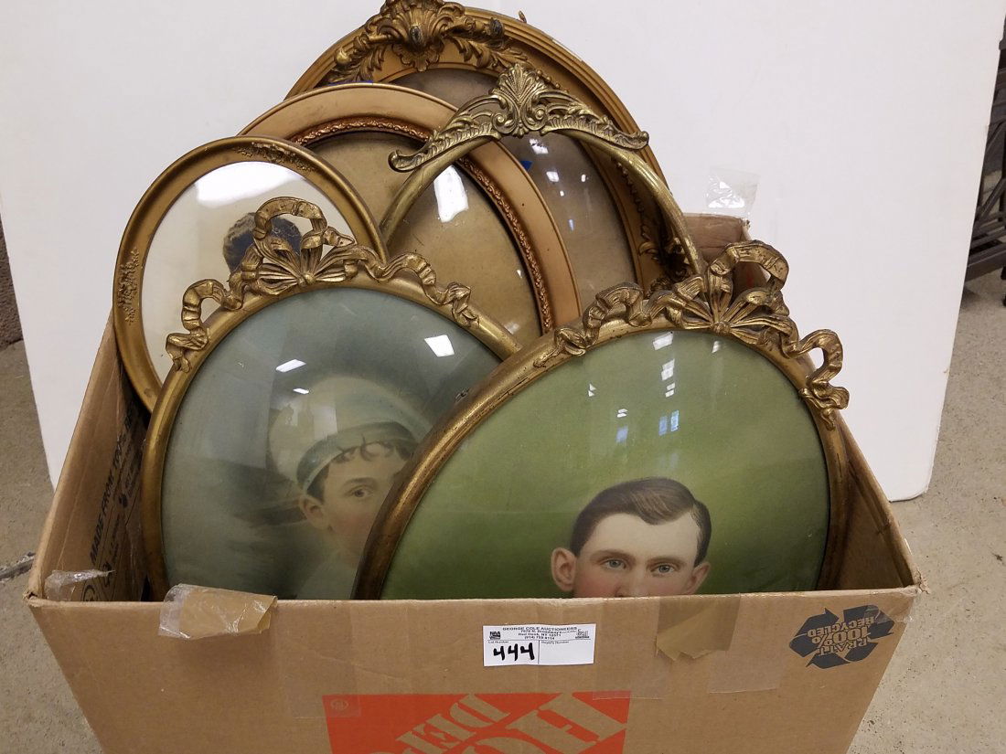 BX FRAMES- CONVEX GLASS, VICT WALNUT (BY STAGE) ETC (1 of 2)