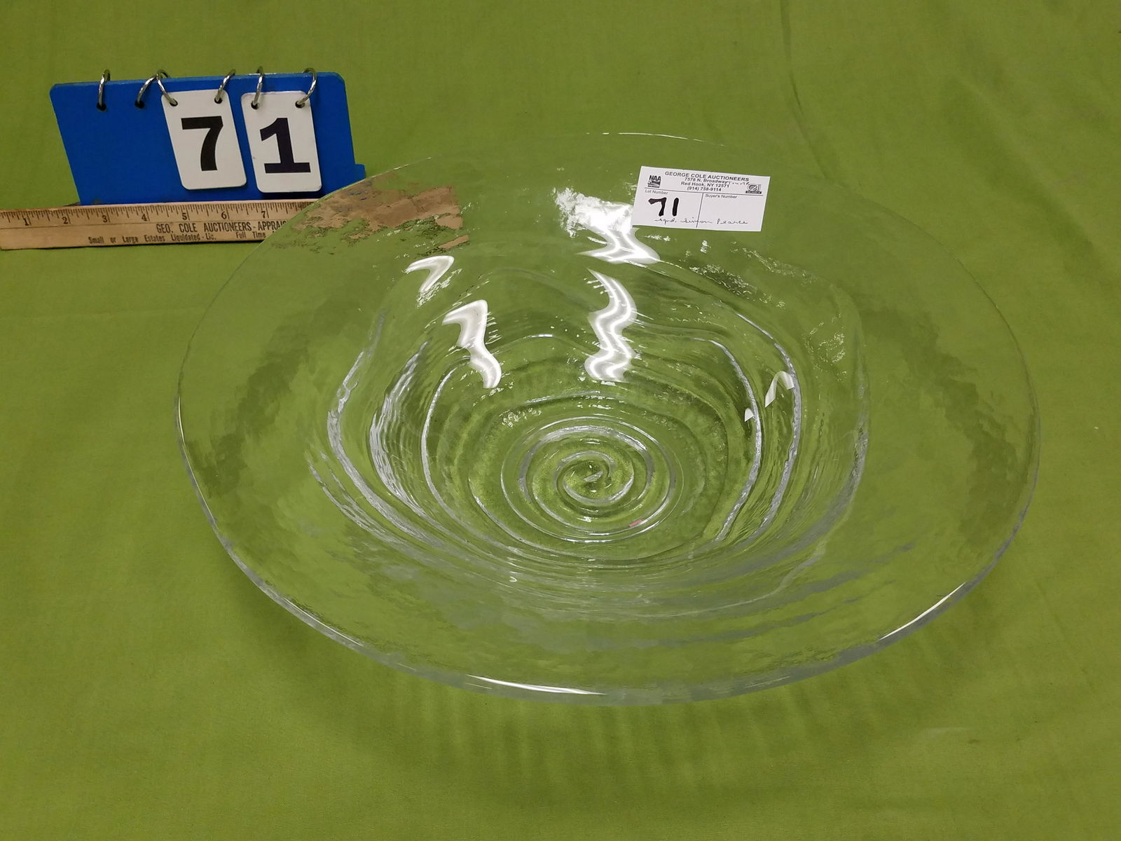 SIMON PEARCE CRYSTAL BOWL (1 of 4)