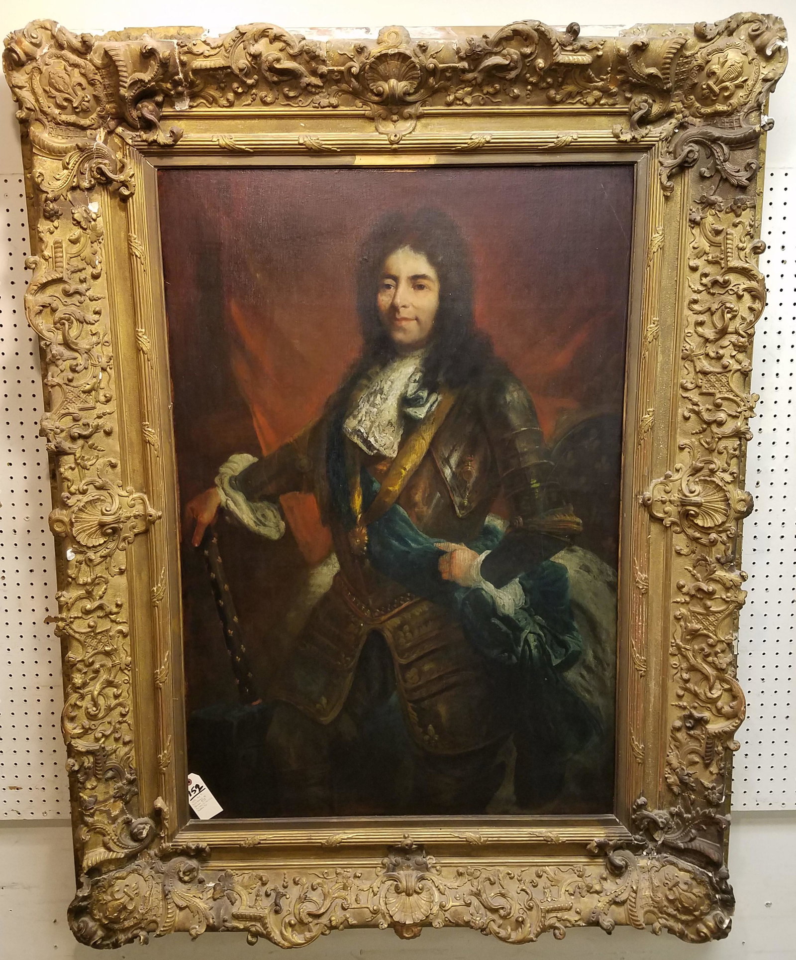 FRAMED O/C LOUIS XIV W/ GALLERY LABEL HALABY GALLERIES (1 of 8)