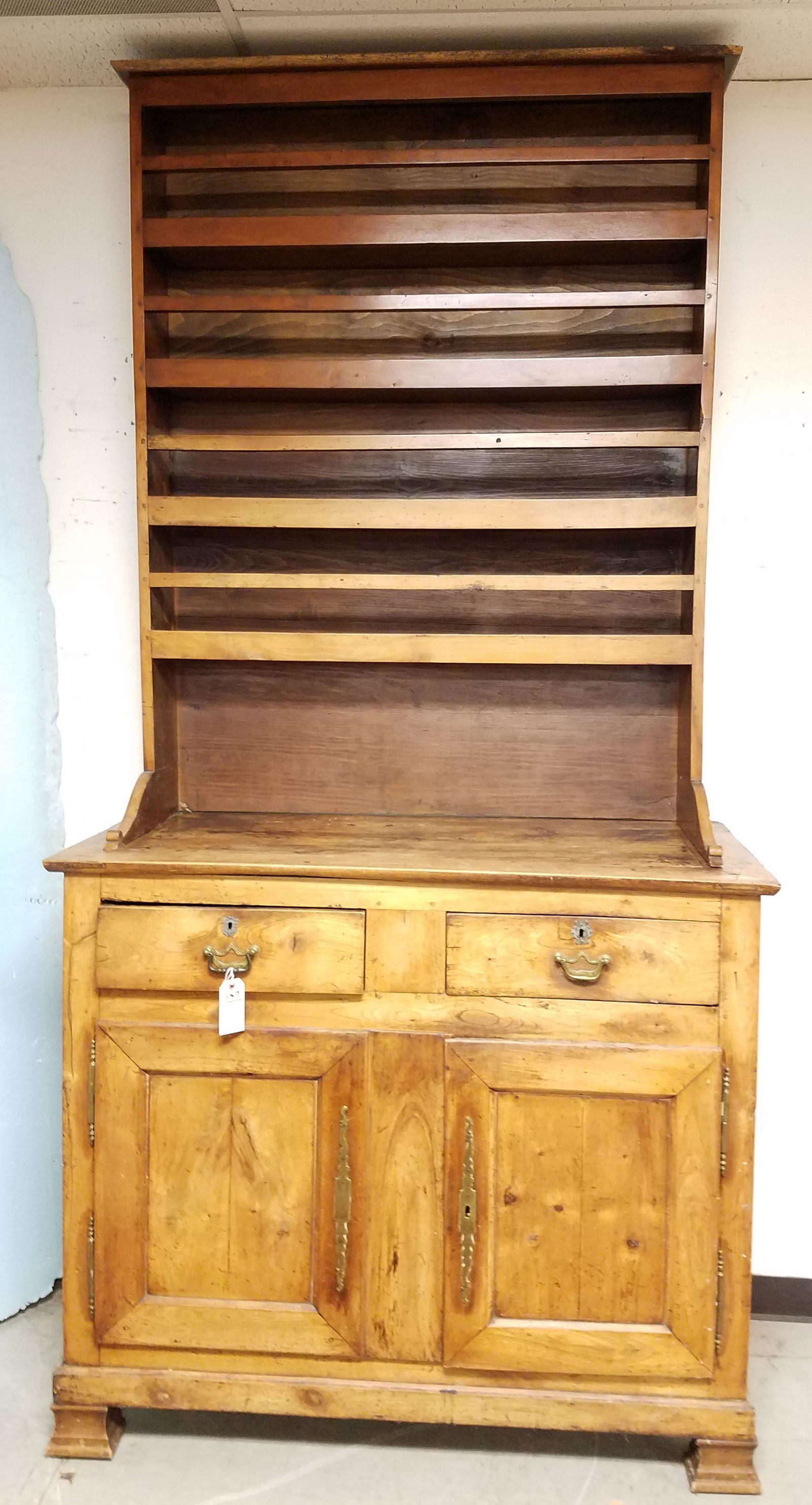 FRENCH EARLY 19TH C HUTCH 8'9" X 52"W X 23 1/2"D (1 of 6)