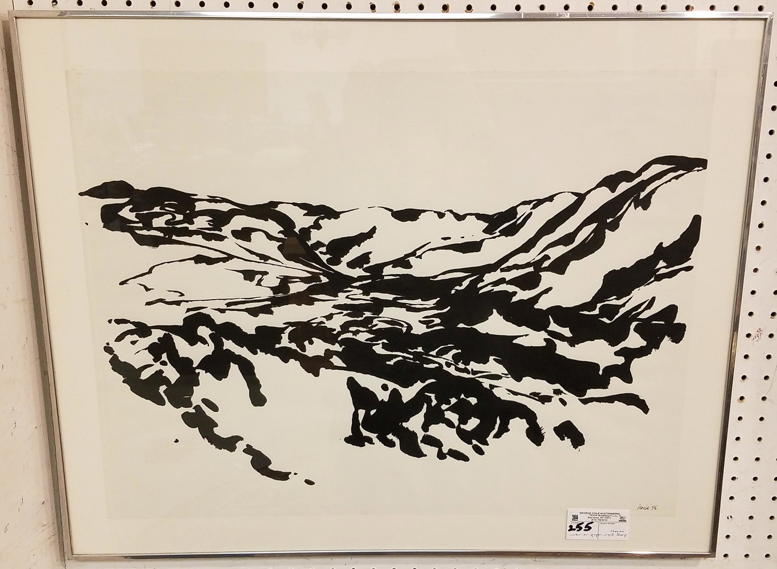FRAMED INK ON PAPER "BULIDALEN NORWAY SERIES XI" SGND (1 of 3)