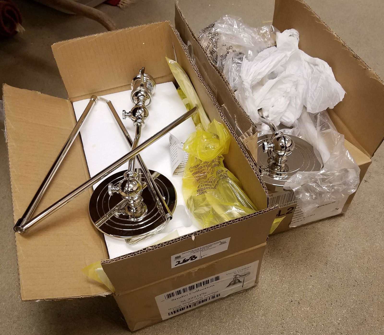 2 BXS VISUAL COMFORT CO STUDIO COLL BOSTON SINGLE ARM (1 of 3)