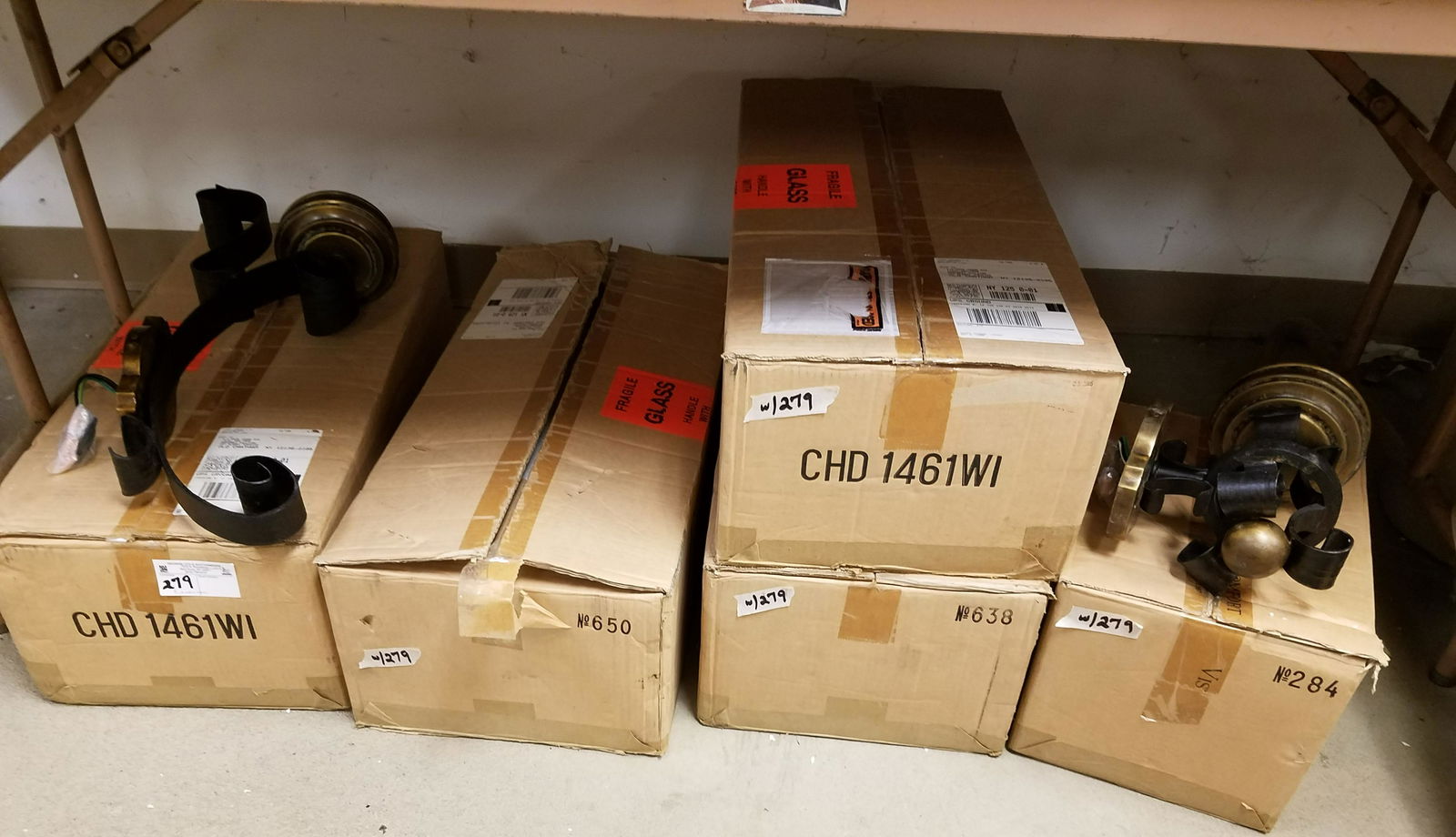 4 BXS VISUAL COMFORT AND CO. WROUGHT AND BRONZE SCONCES (1 of 9)