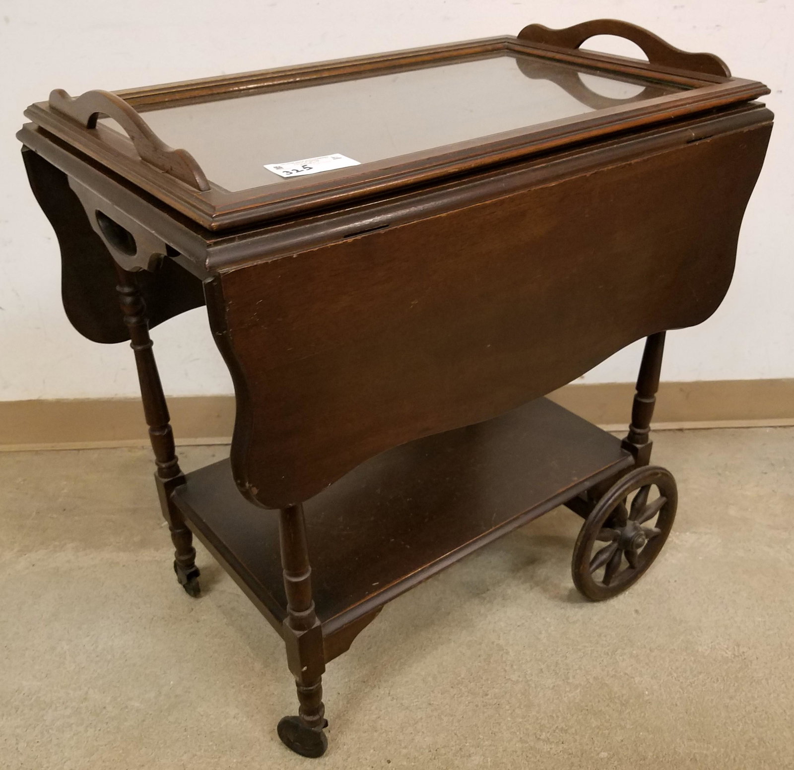 MAHOG TEA CART: MAHOG TEA CART