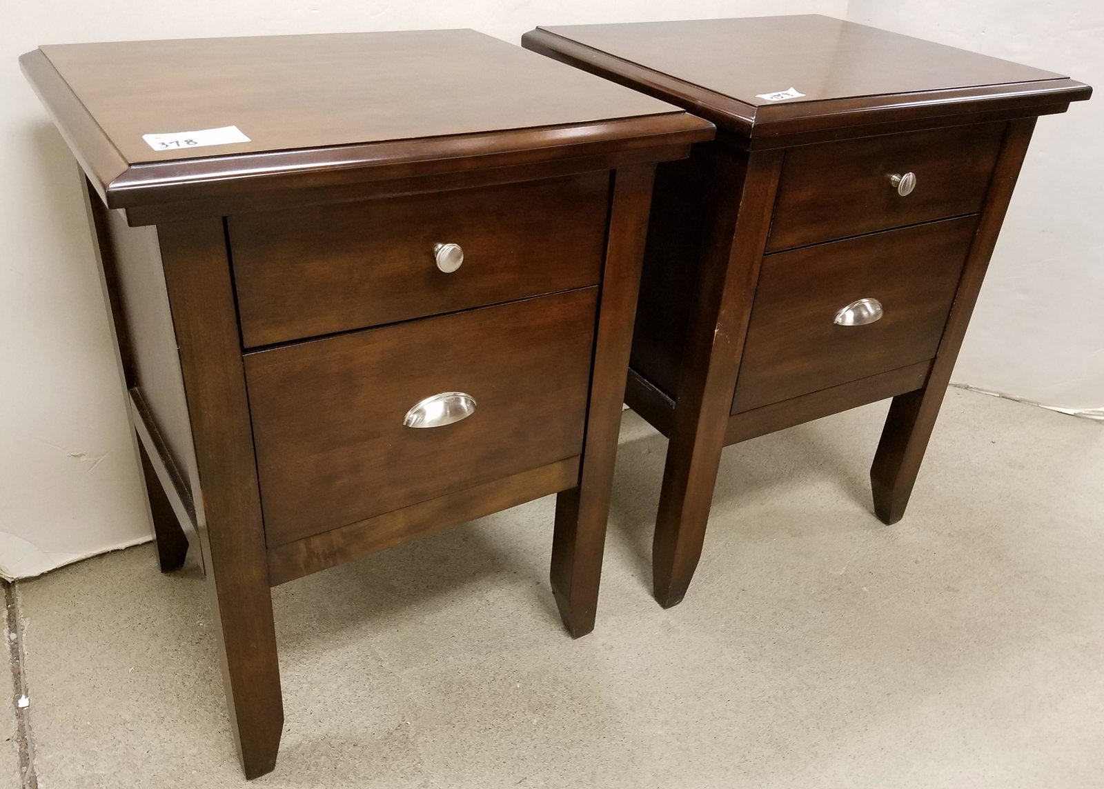 PR CONTEMP 2 DRAWER END STANDS: PR CONTEMP 2 DRAWER END STANDS