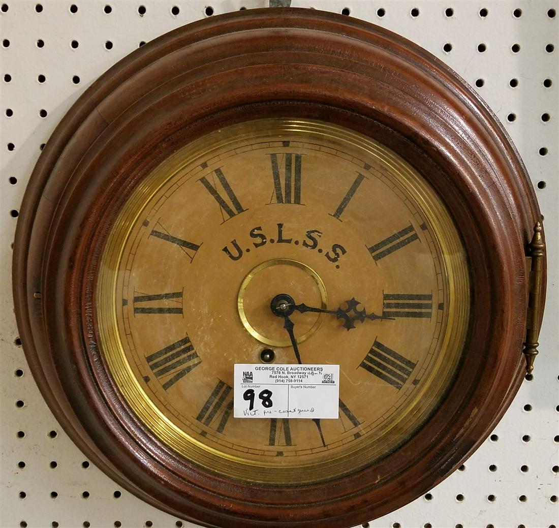 VICT WALNUT PRE COAST GUARD REGULATOR U.S.L.S.S. 16" (1 of 1)