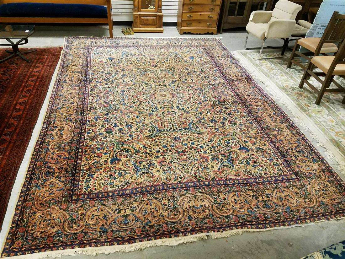 SEMI ANTIQUE PERSIAN 9'8" X 14' (1 of 3)