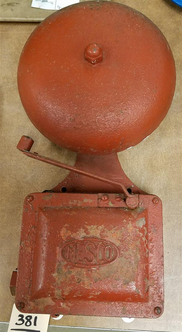 MESCO FIRE ALARM BELL 15"H X 8"W (1 of 3)