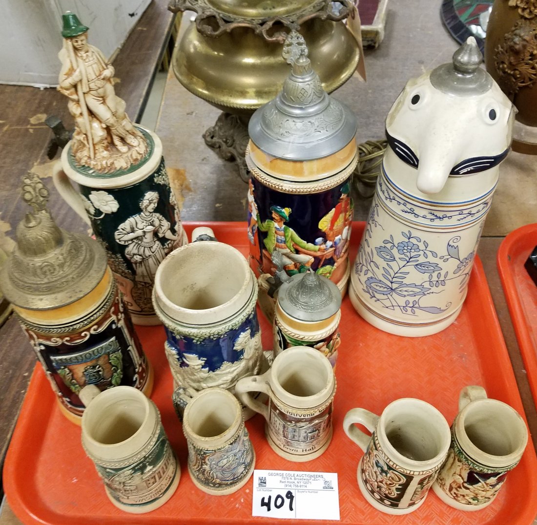 TRAY 11 GERMAN STEINS (1 of 6)