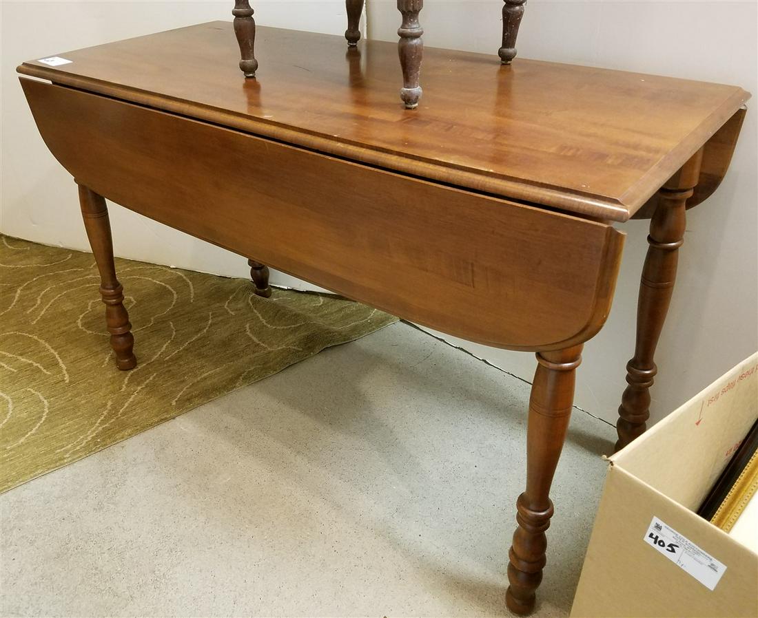 MAPLE DROP LEAF TABLE 29 1/2"H X 46"W X 20 1/2"D (1 of 3)