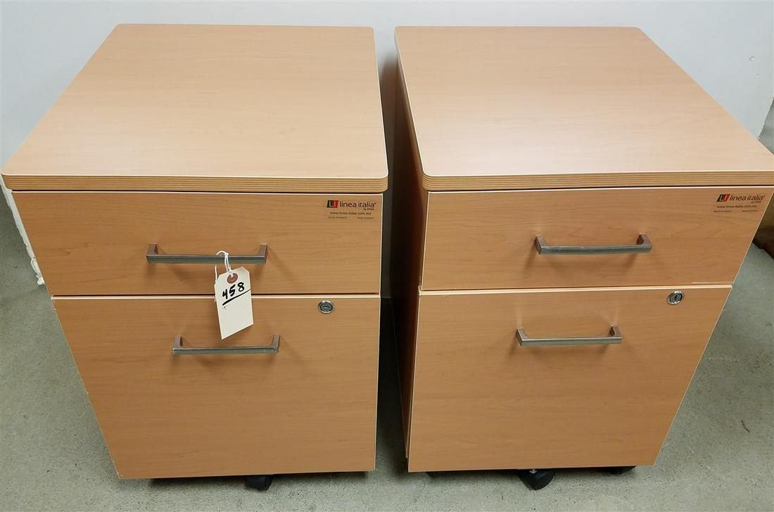 PR LINEA ITALIA ZU106 2 DRAWER MOBILE PEDESTAL FILE (1 of 3)