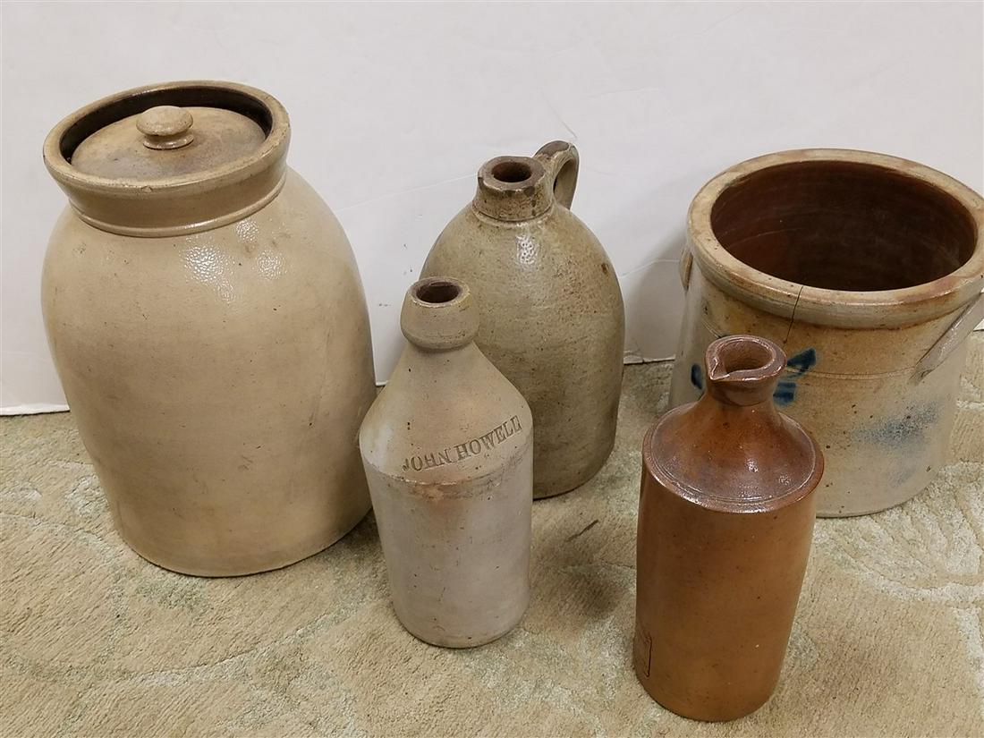 BX CROCKS, BOTTLES JOHN HOWELD, J. BOURNE AND SON, JUG (1 of 9)