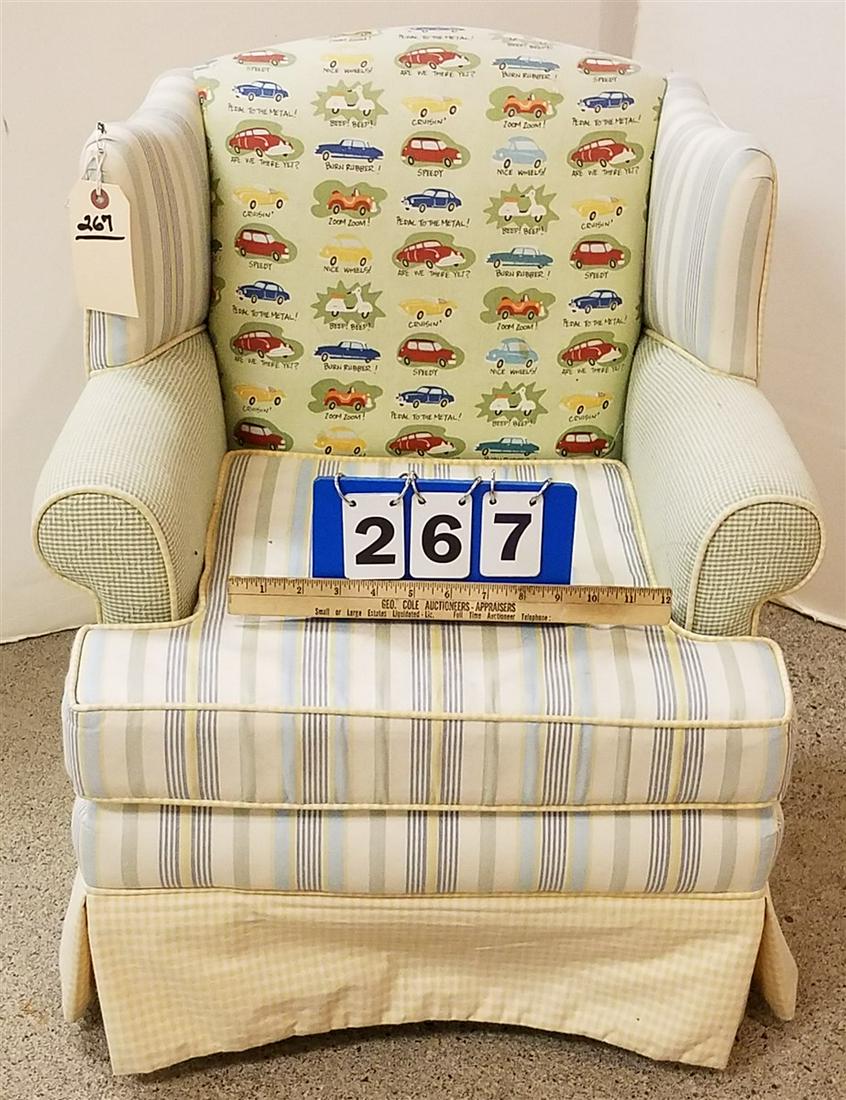 UPHOLS CHILD'S WING CHAIR (1 of 2)