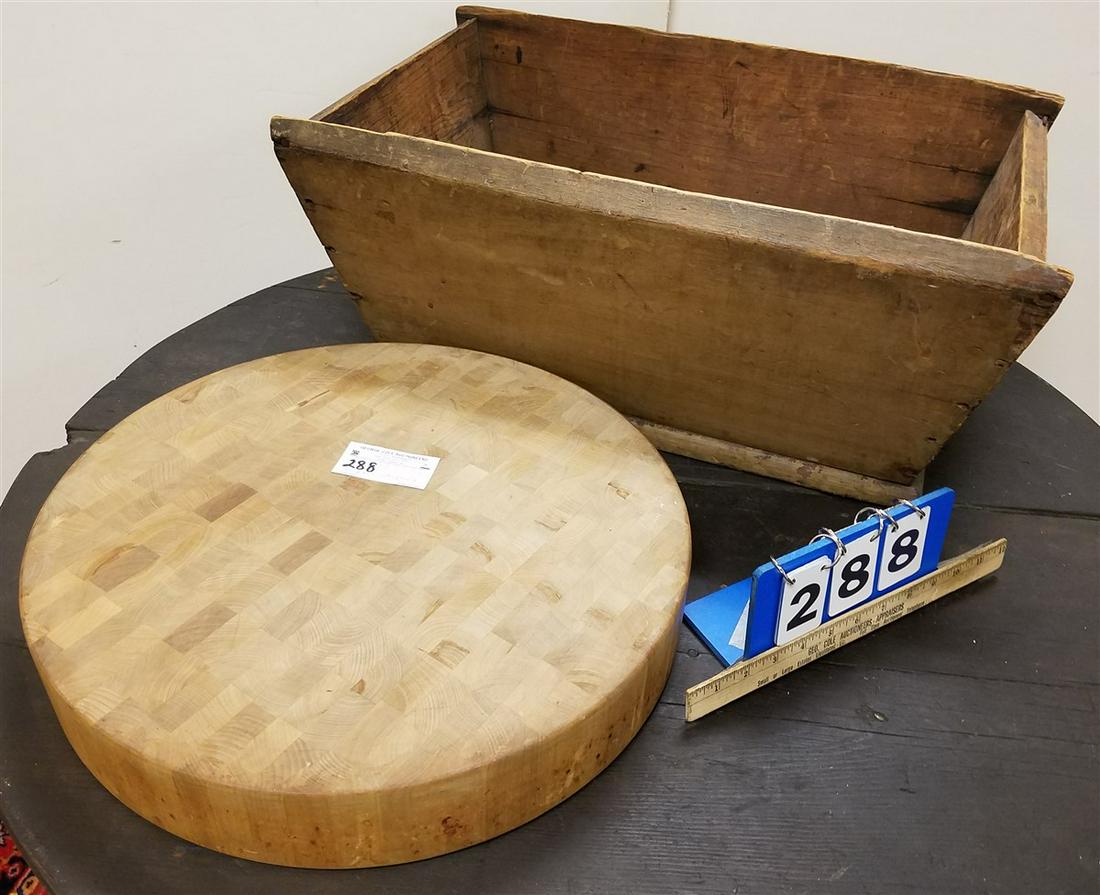 PRIM DOUGH BX 10 1/2"H X 24"W X 14 1/2"D W/ 18" DIAM (1 of 11)