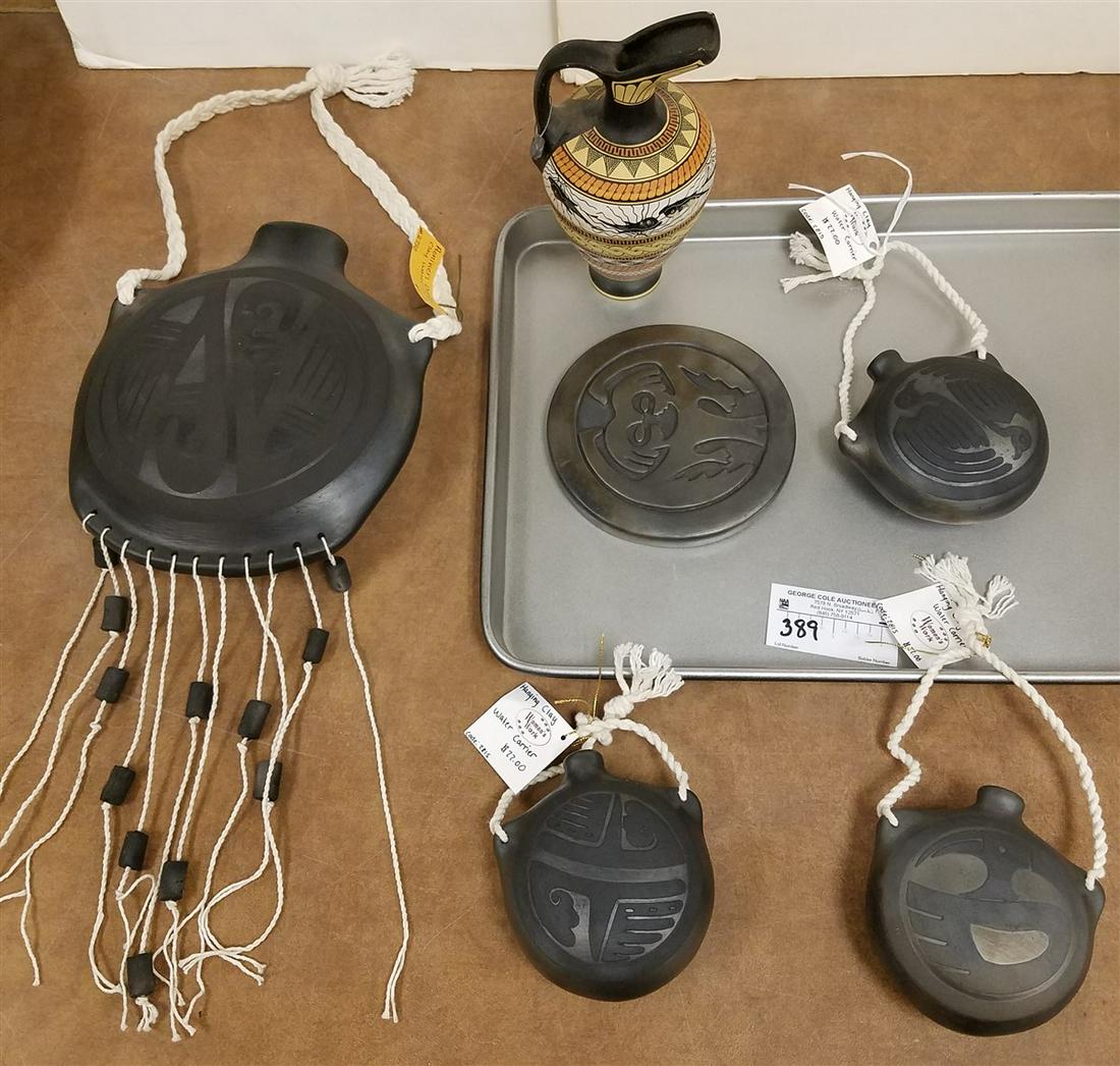 TRAY S AMERICAN POTTERY WATER VESSELS ETC (1 of 7)