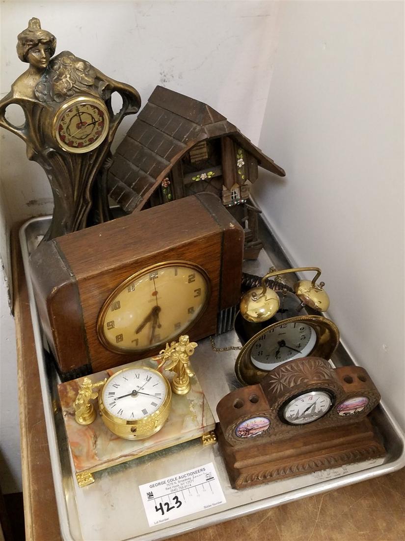 TRAY DRESSER CLOCKS AND COOKOO (1 of 15)