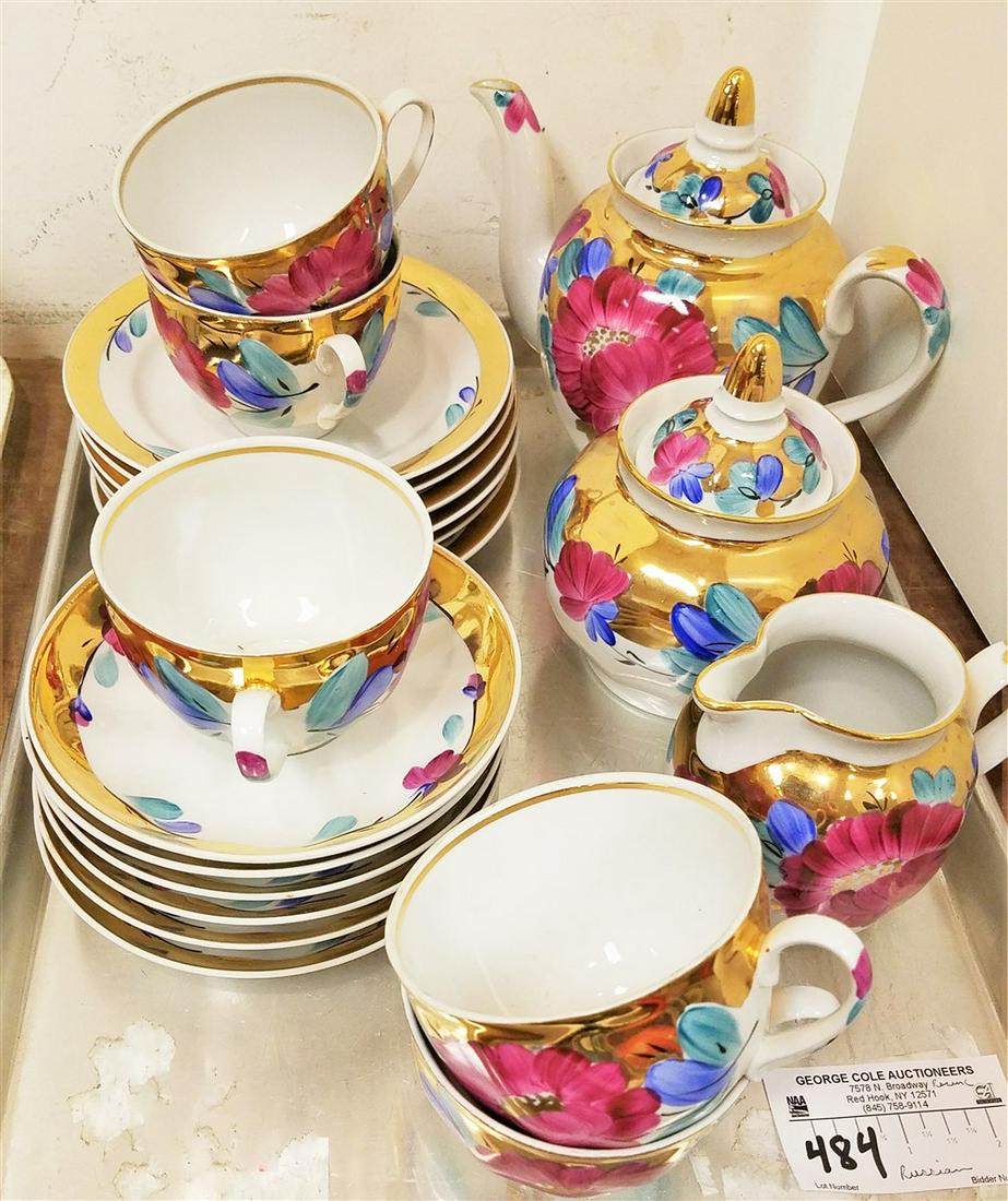 TRAY RUSSIAN PORCELAIN TEA SET (1 of 6)