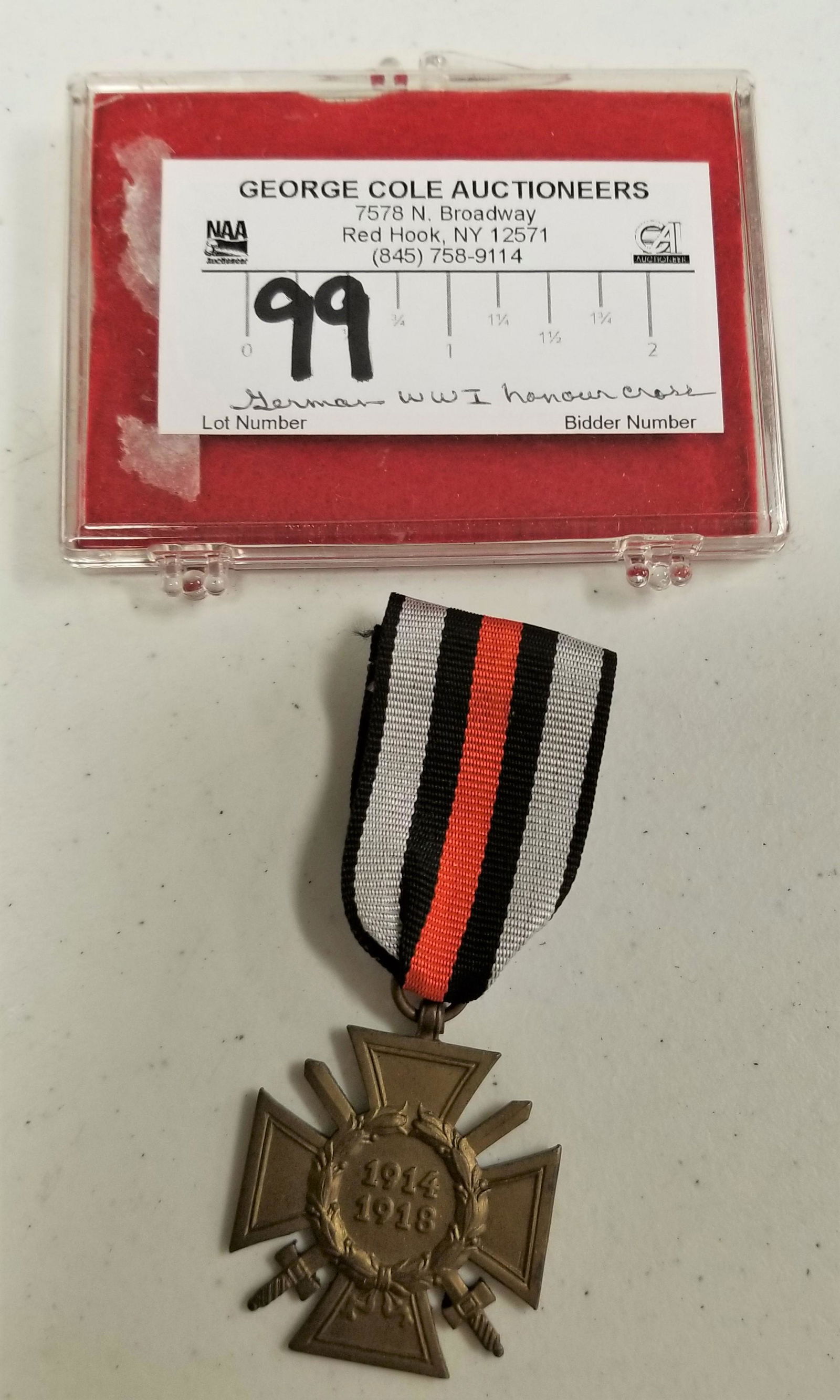 GERMAN WWI HONOR CROSS (1 of 1)