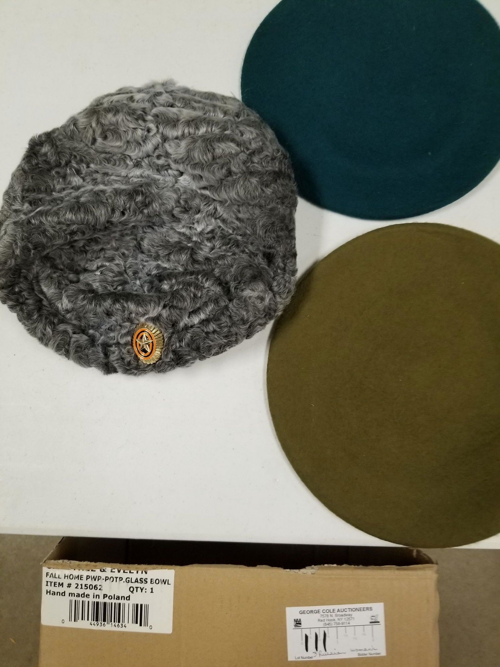 LOT 3 SOVIET WOMEN'S HATS (1 of 1)