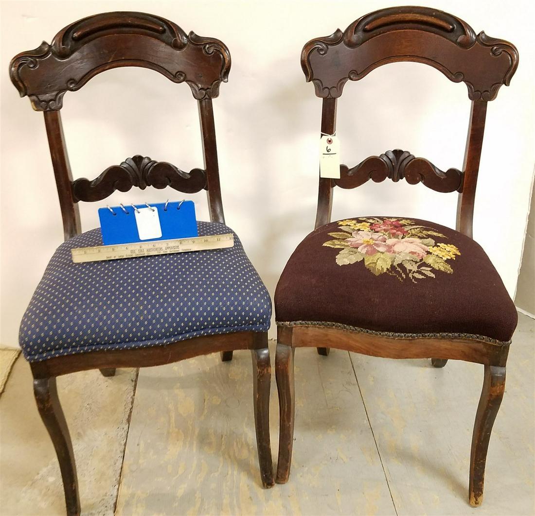 PR. VICT. WALNUT SIDE CHAIRS (1 of 3)