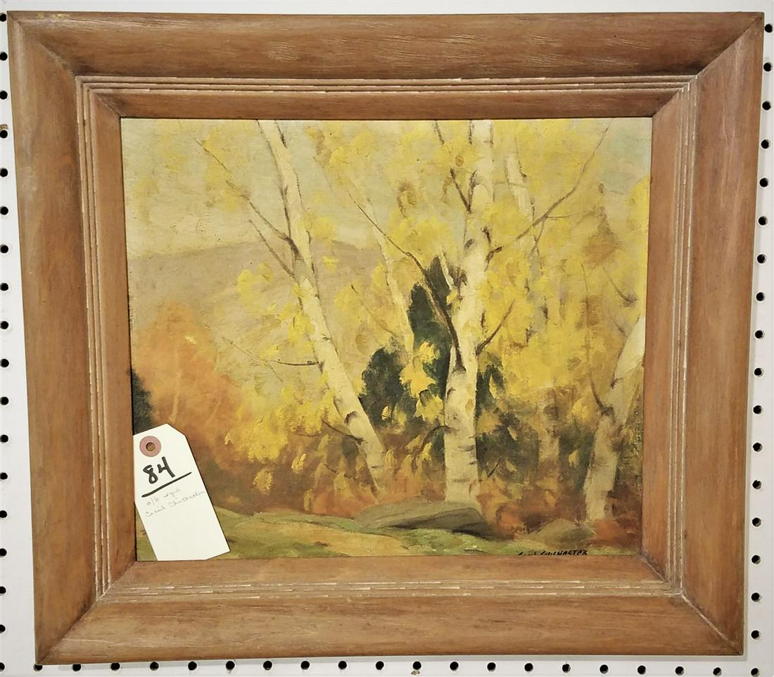 FRAMED O/B "AUTUMN LIGHT" SGND CECIL CHICHESTER 12" (1 of 2)