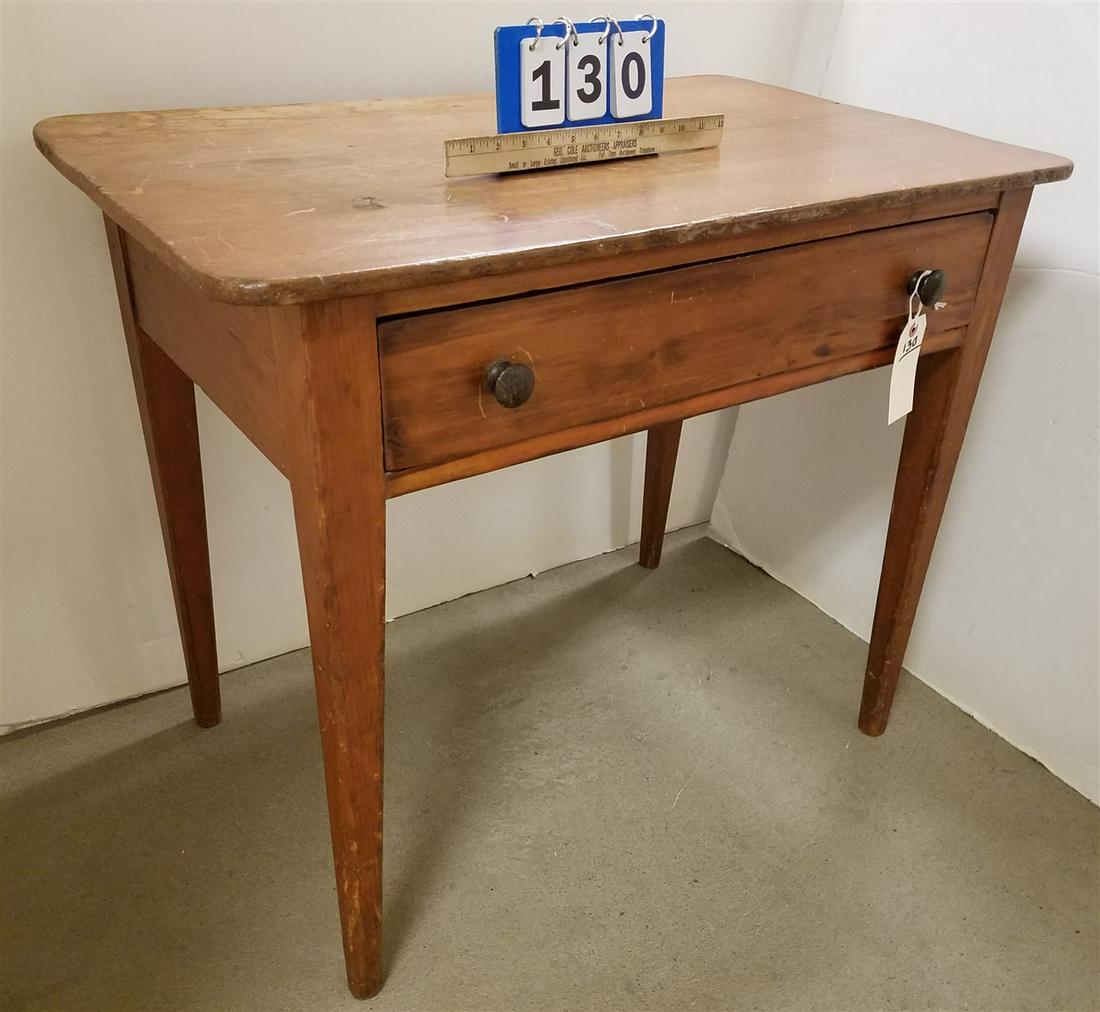 PRIM PINE 1 DRAWER STAND 27" H X 32" W X 19 1/2" D (1 of 2)