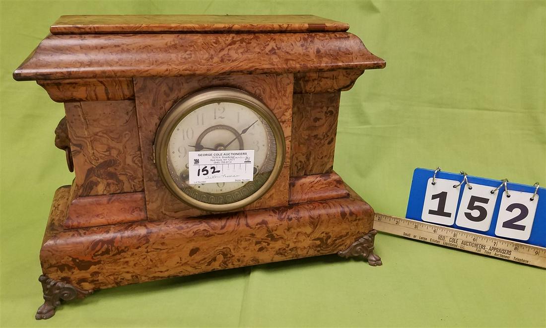 VICT SETH THOMAS MANTEL CLOCK (1 of 7)