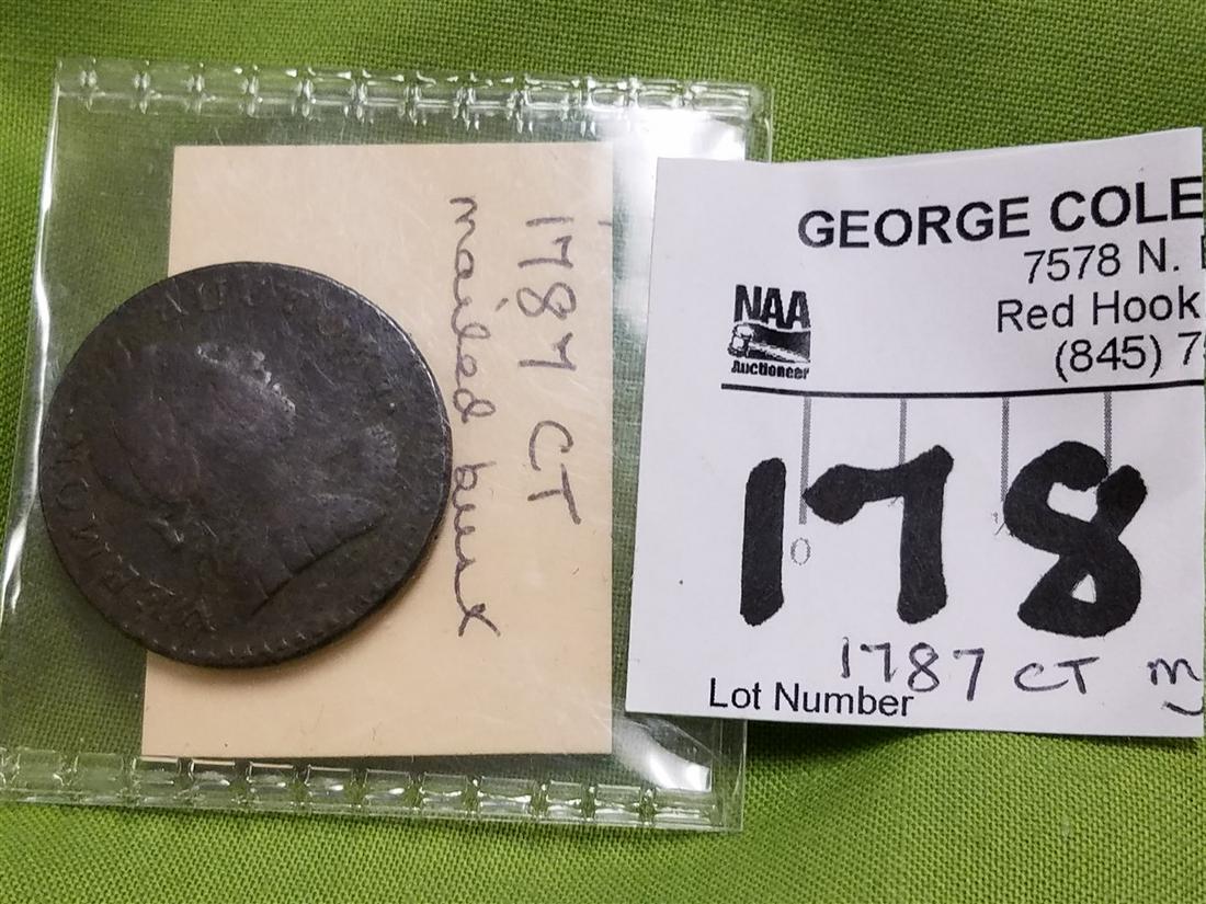 1787 CT MAILED BUST RIGHT CENT (1 of 3)