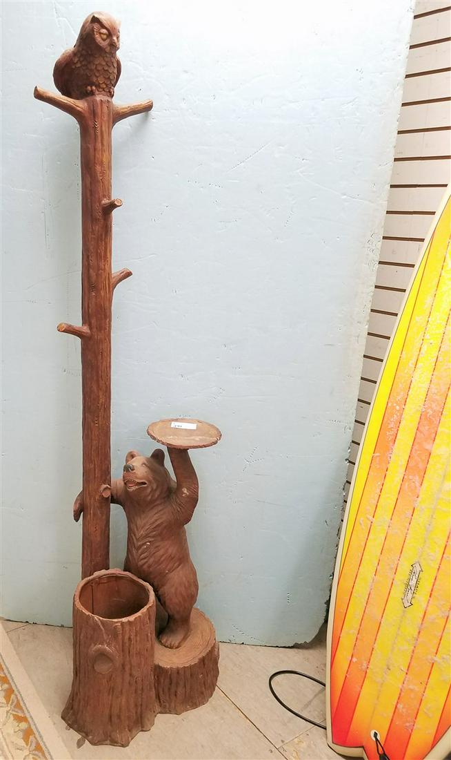 FIBERGLASS FIGURED HALL TREE 6': FIBERGLASS FIGURED HALL TREE 6'