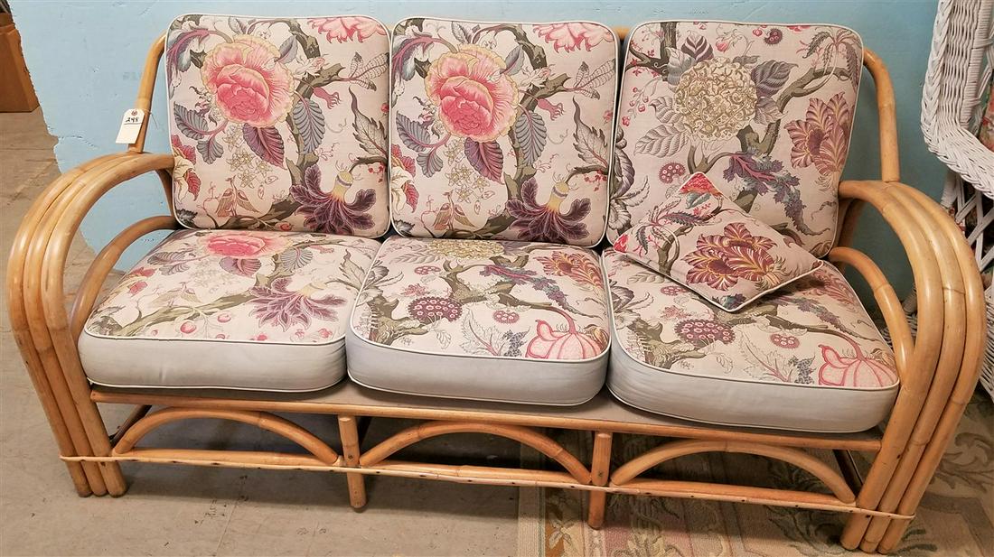 BAMBOO PATIO COUCH: BAMBOO PATIO COUCH