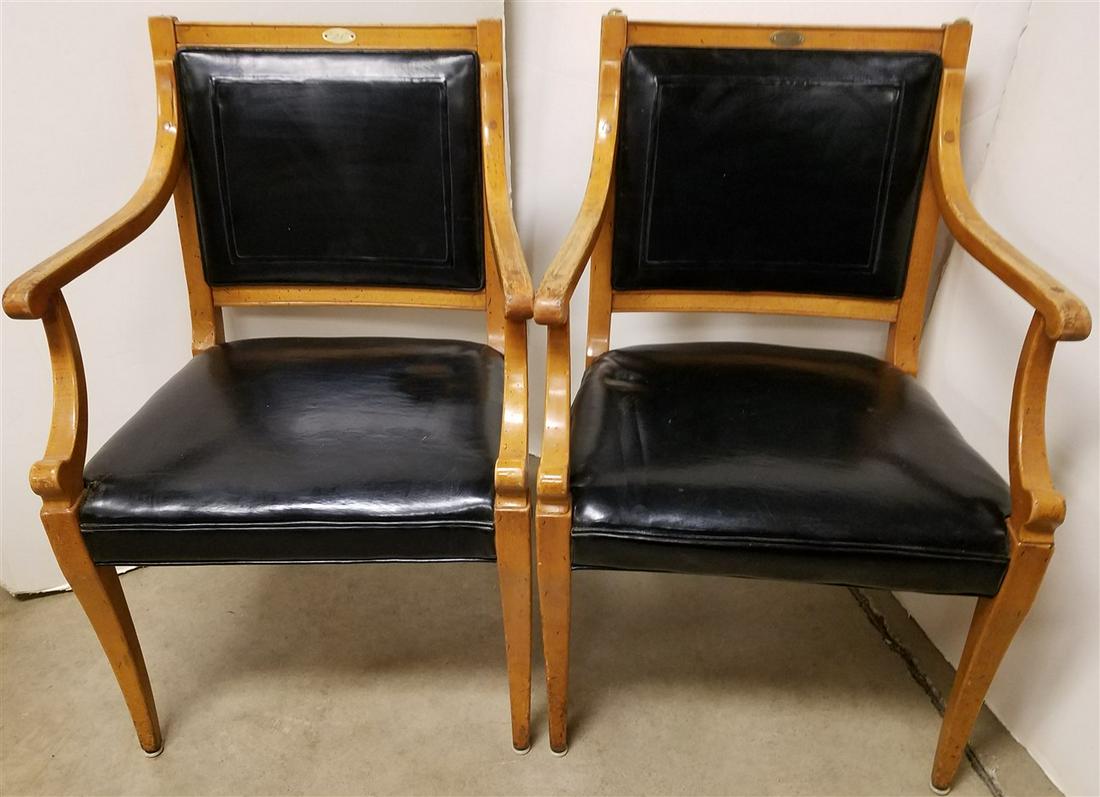 6 ARMCHAIRS FROM THE 21 CLUB NYC (1 of 5)