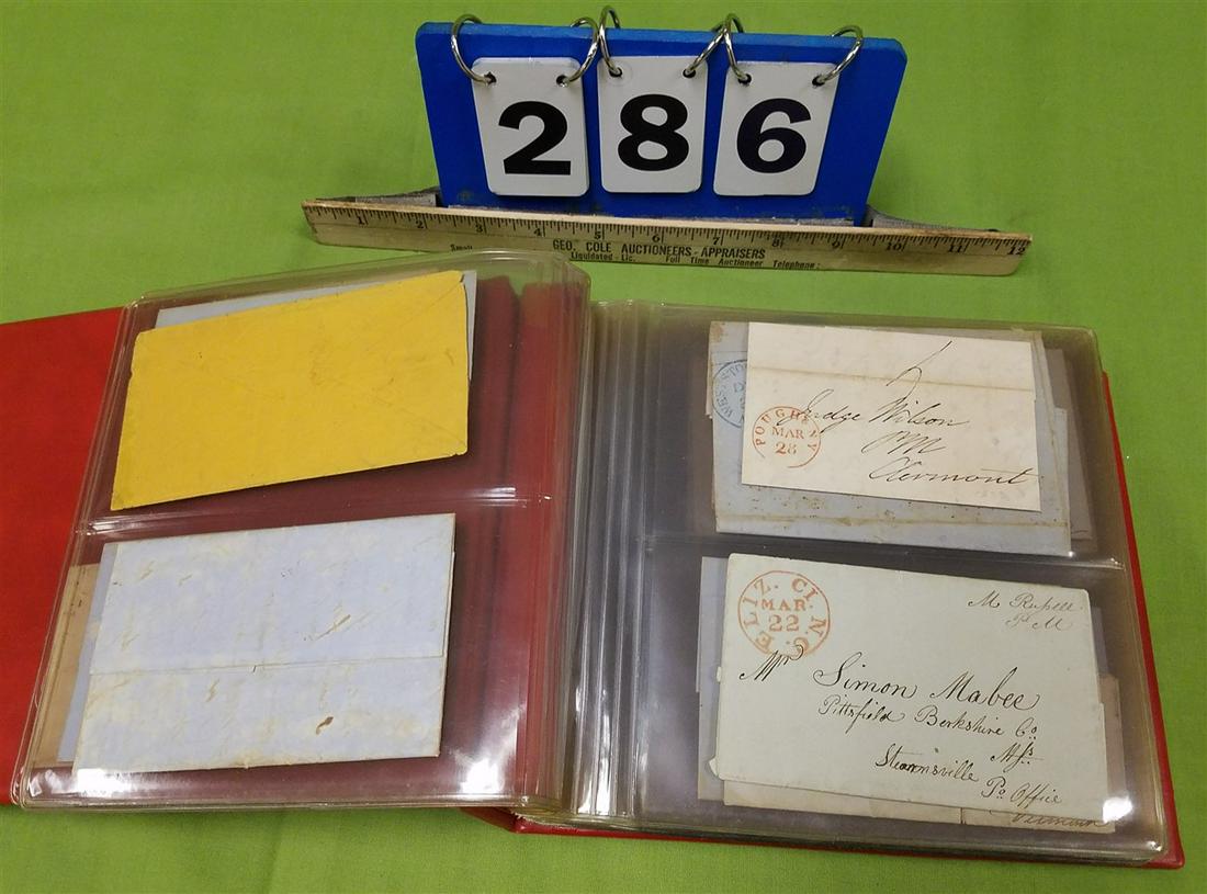 FOLDER OF STAMPLESS COVERS (1 of 4)