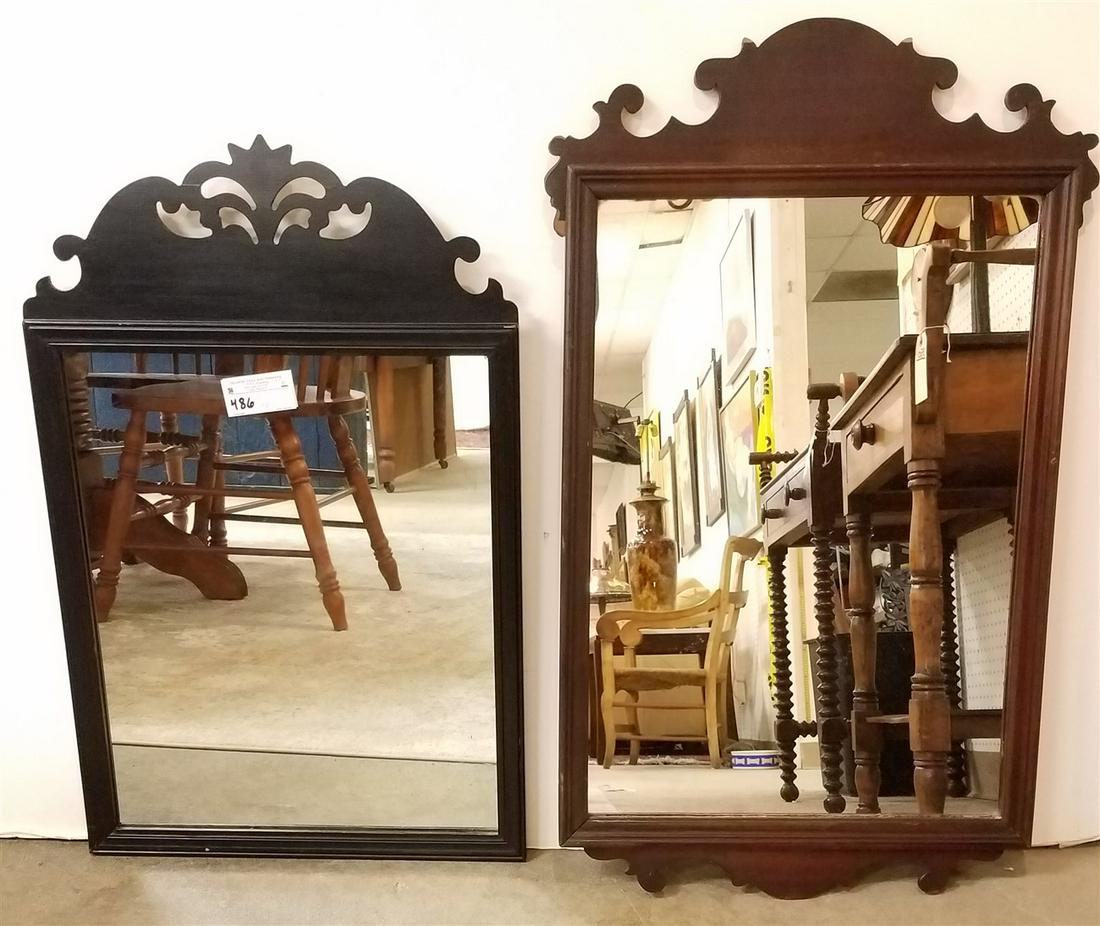 LOT OF 2 MIRRORS 35 1/2" X 21" AND 31" X 20" (1 of 2)
