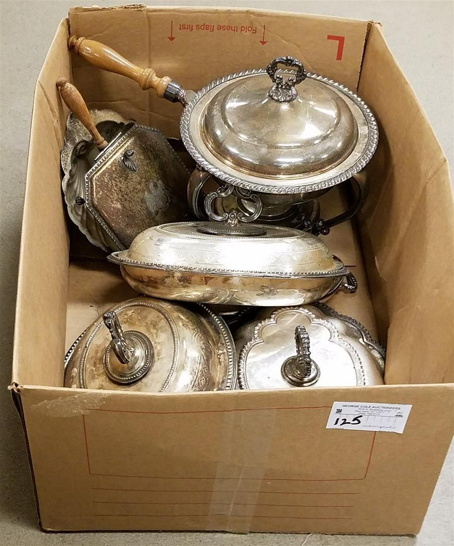 BOX SILVERPLATE SERVING PIECES (1 of 3)