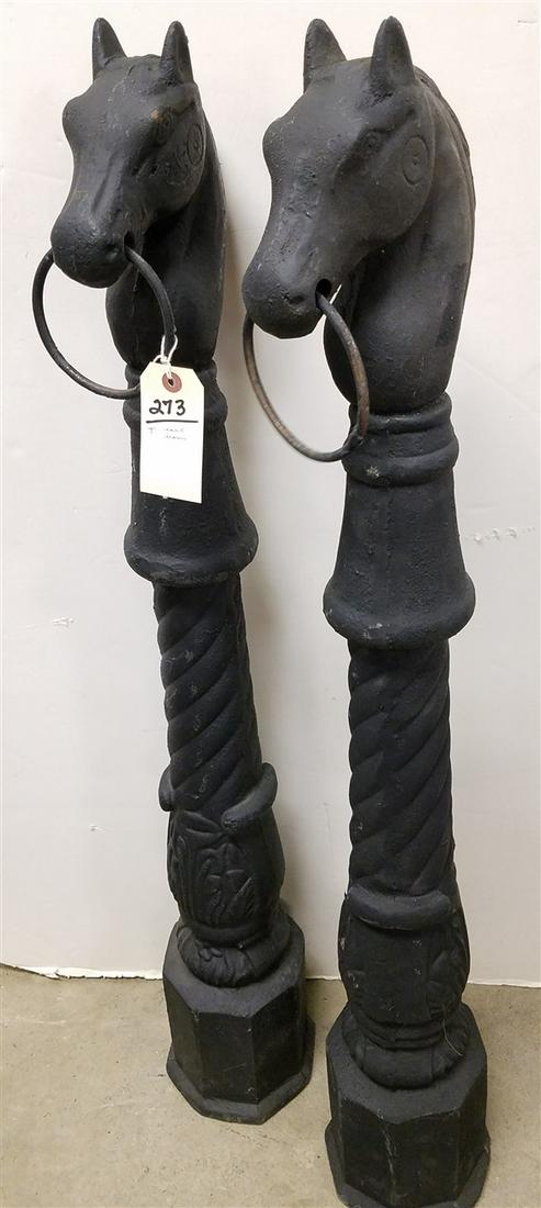 PR CAST IRON HITCHING POSTS (1 of 2)