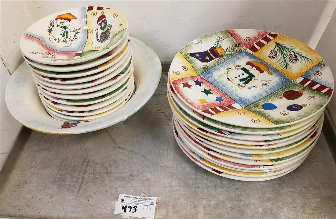 TRAY PFALTZGRAFF 25 PC HOLIDAY MAGIC PLATES (1 of 3)