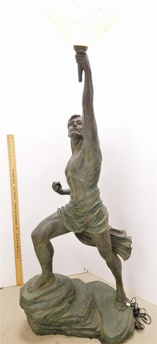 FIBERGLASS PROMETHEUS LAMP 6'3" (1 of 4)