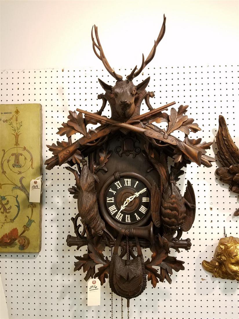 GERMAN BLACK FOREST COOKOO CLOCK 36"H X 22 1/2"W (1 of 9)