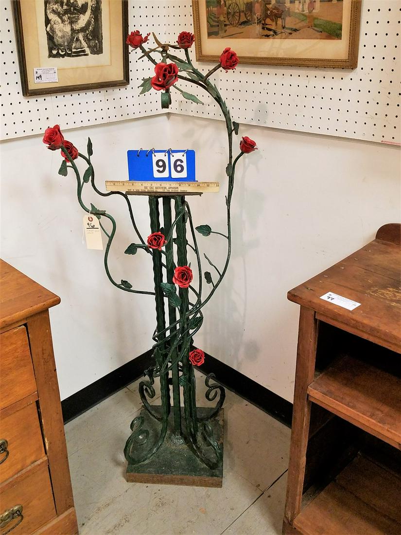 WROUGHT PLANT STAND 52"H X 20"W (1 of 4)