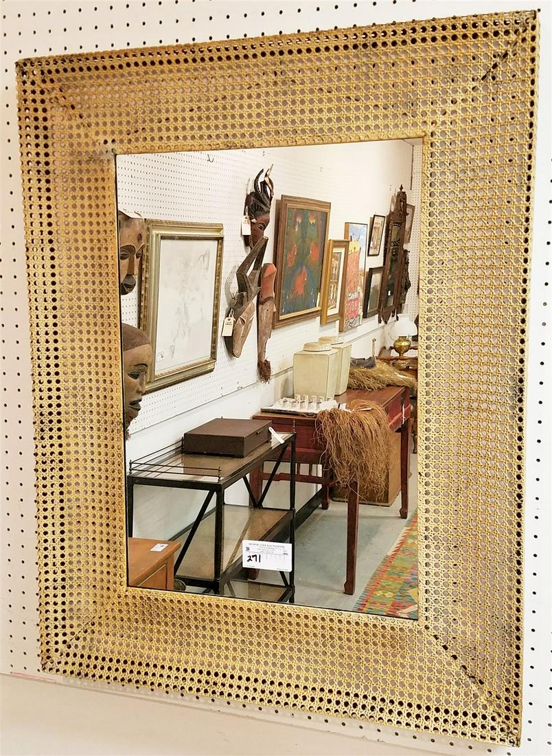 METAL FRAME MIRROR 3'H X 28"W (1 of 1)