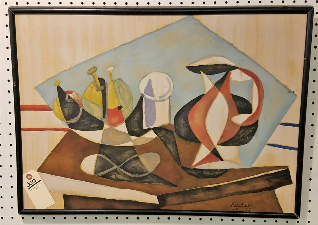 FRAMED PICASSO PRINT 18" X 25" (1 of 2)
