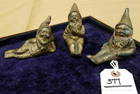 LOT 3 LEAD ELF FIGURINES 3"