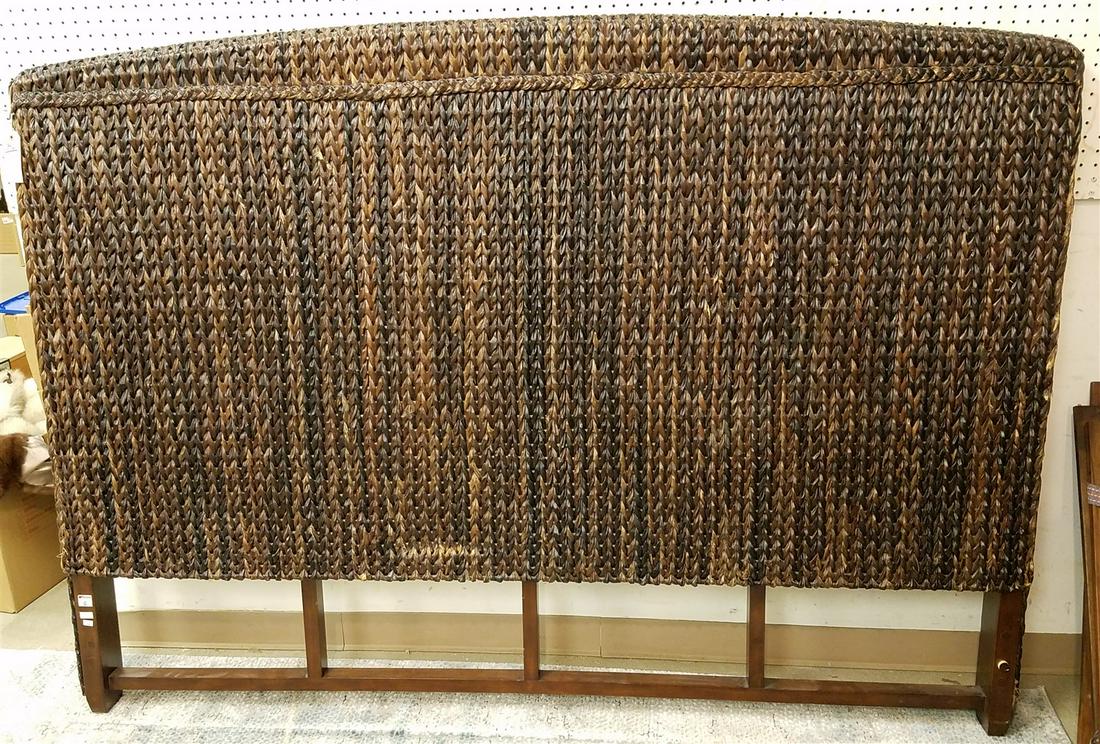 WOVEN KING HEADBOARD 54 1/2"H: WOVEN KING HEADBOARD 54 1/2"H