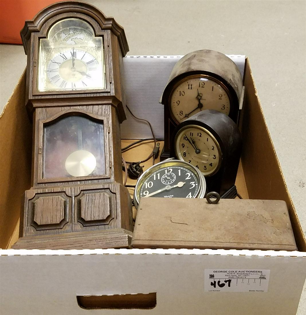 BX CLOCKS- 4 ELEC TELECHRON, SESSIONS, SUNBEAM # SETH THOMAS, WESTCLOX ALARM: BX CLOCKS- 4 ELEC TELECHRON, SESSIONS, SUNBEAM # SETH THOMAS, WESTCLOX ALARM