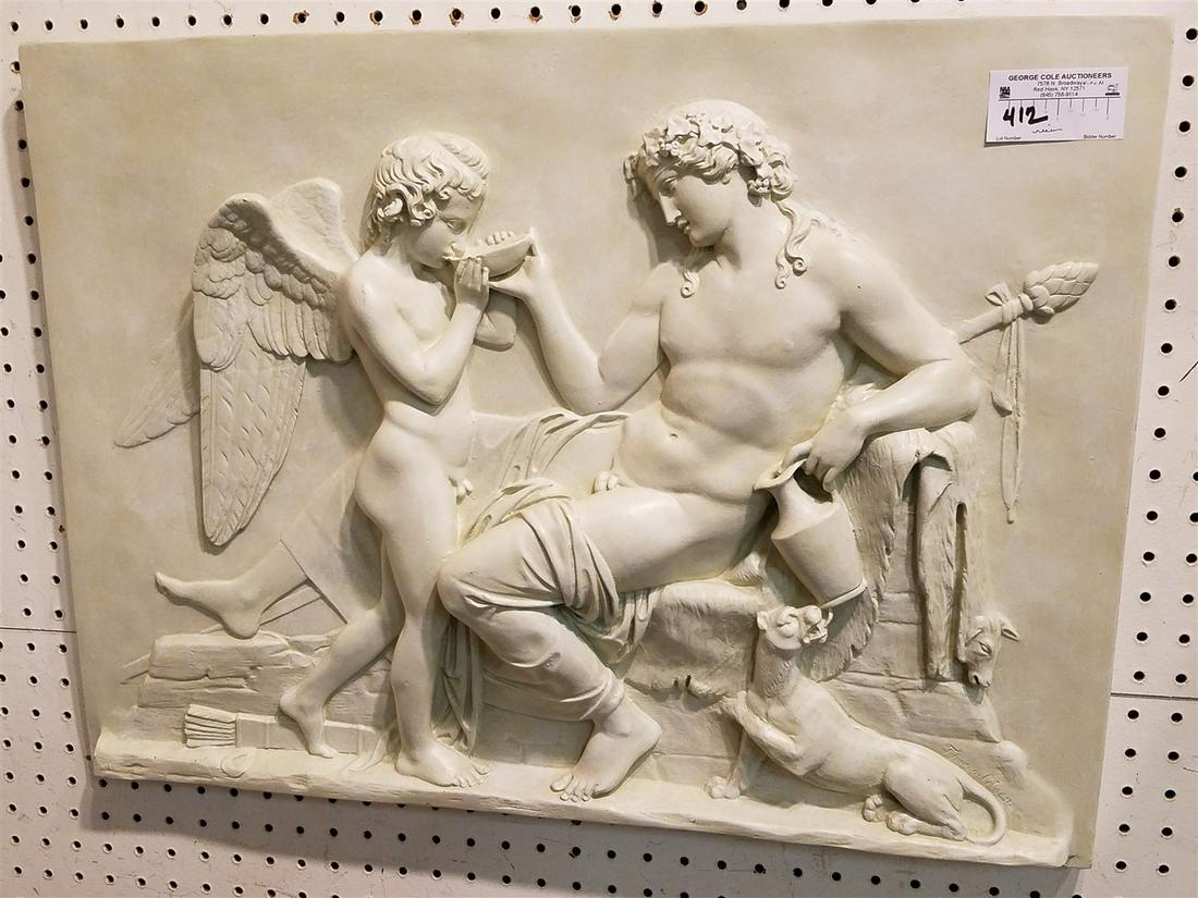 RESIN CLASSICAL PLAQUE 20"H X 27 1/2"W (1 of 2)