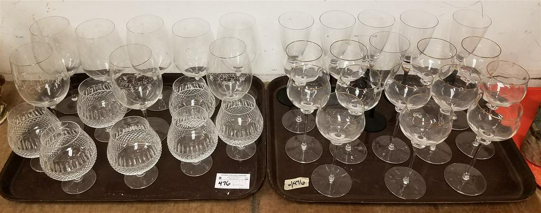 2 TRAYS STEMWARE 33 PC (1 of 3)