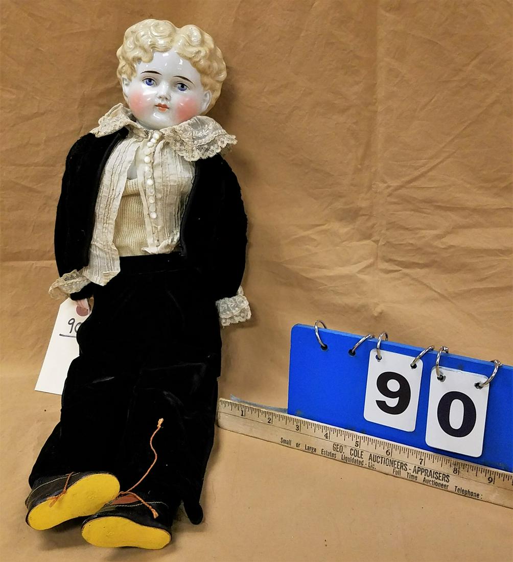 CHINA HEAD DOLL 19 1/2" (1 of 4)