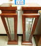 PR. INLAID CHERRY VITRINE PEDESTALS 4'H X 14"SQ