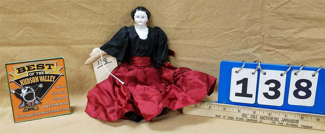 CHINA HEAD DOLL 10 1/2" (1 of 1)